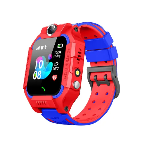 Imagen 2 del producto Niños coloridos dibujos animados lindo multifunción localizador de moda reloj inteligente teléfono SOS Anti-Pérdida reloj impermeable con pantalla LED