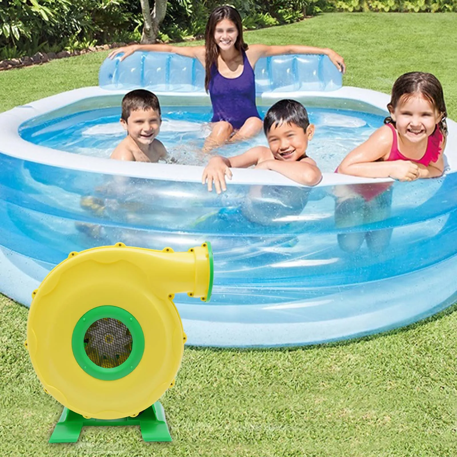 

1100 Вт 1,5 л.с. 3250 об/мин воздуходувка насос надувной дом надувной вентилятор для вентилятора надувной дом надувной замок