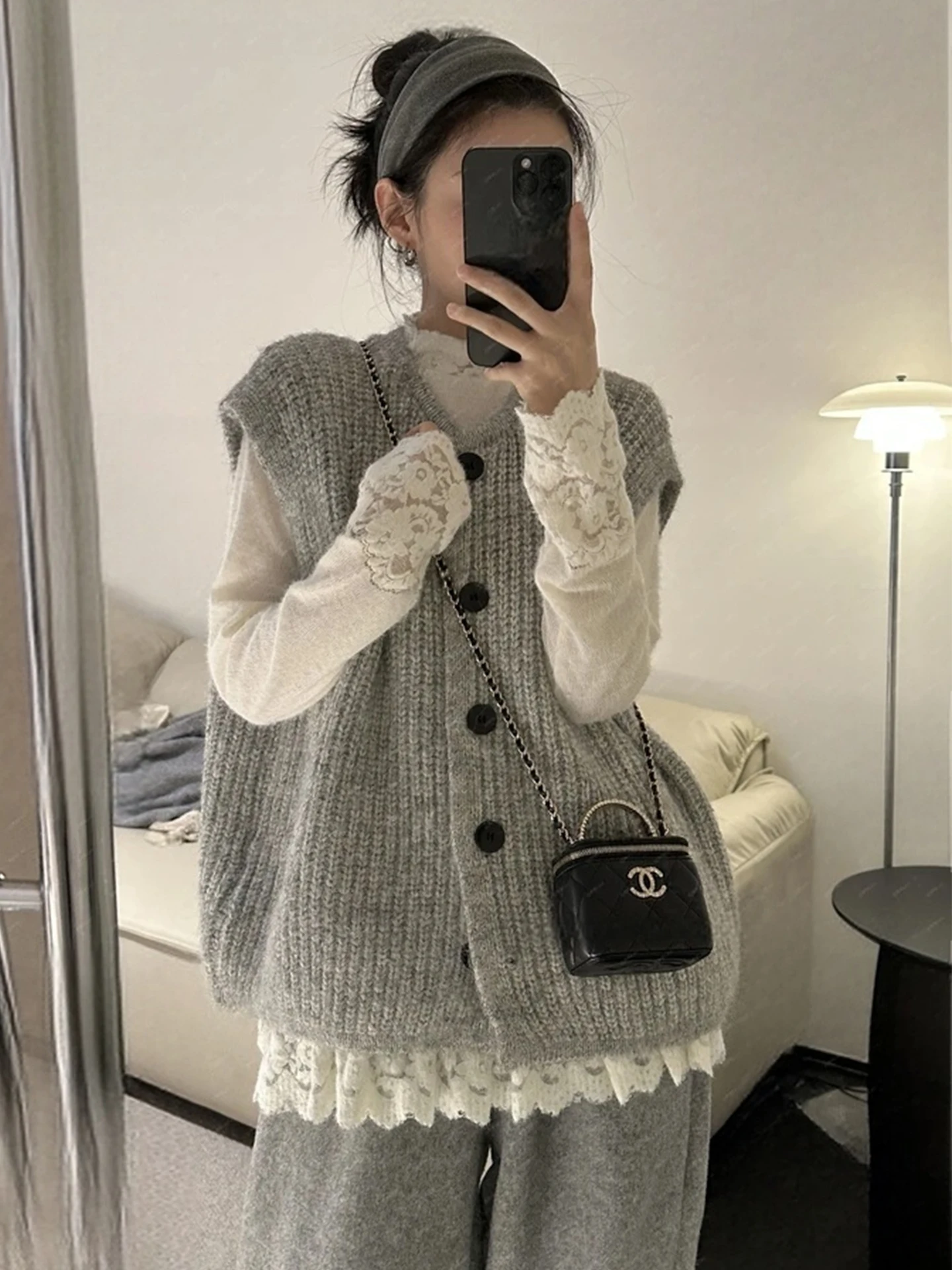 

plus Size Lazy Sle Korean Faion round Ne Svel Vest Top Layering Trendy plus Size Sister Commute Sle Thin Material