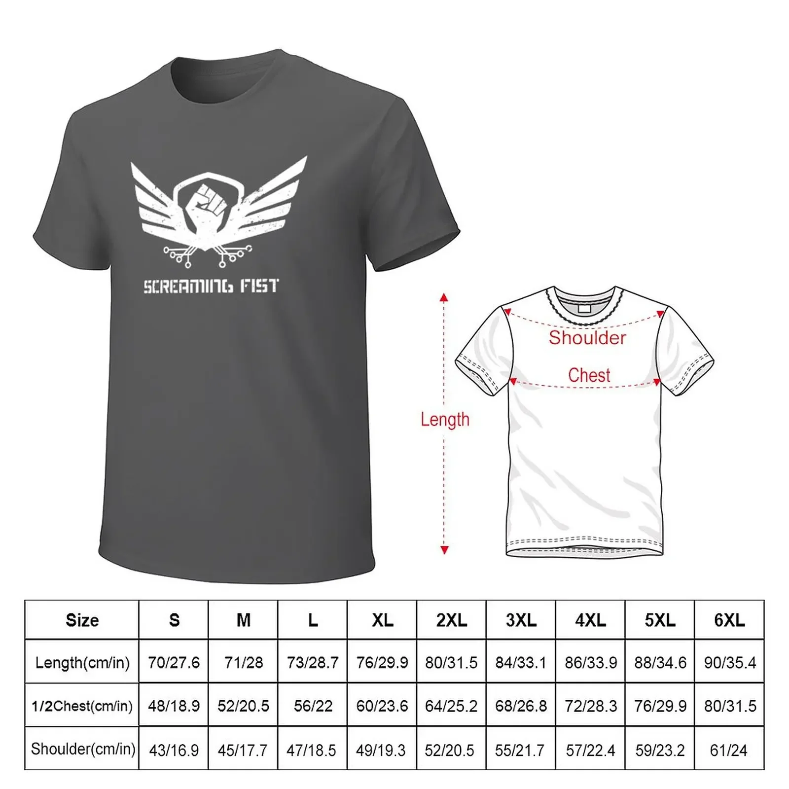 Operation Screaming Fist Insignia T-Shirt new edition quick-drying customs design your own Men's t-shirts