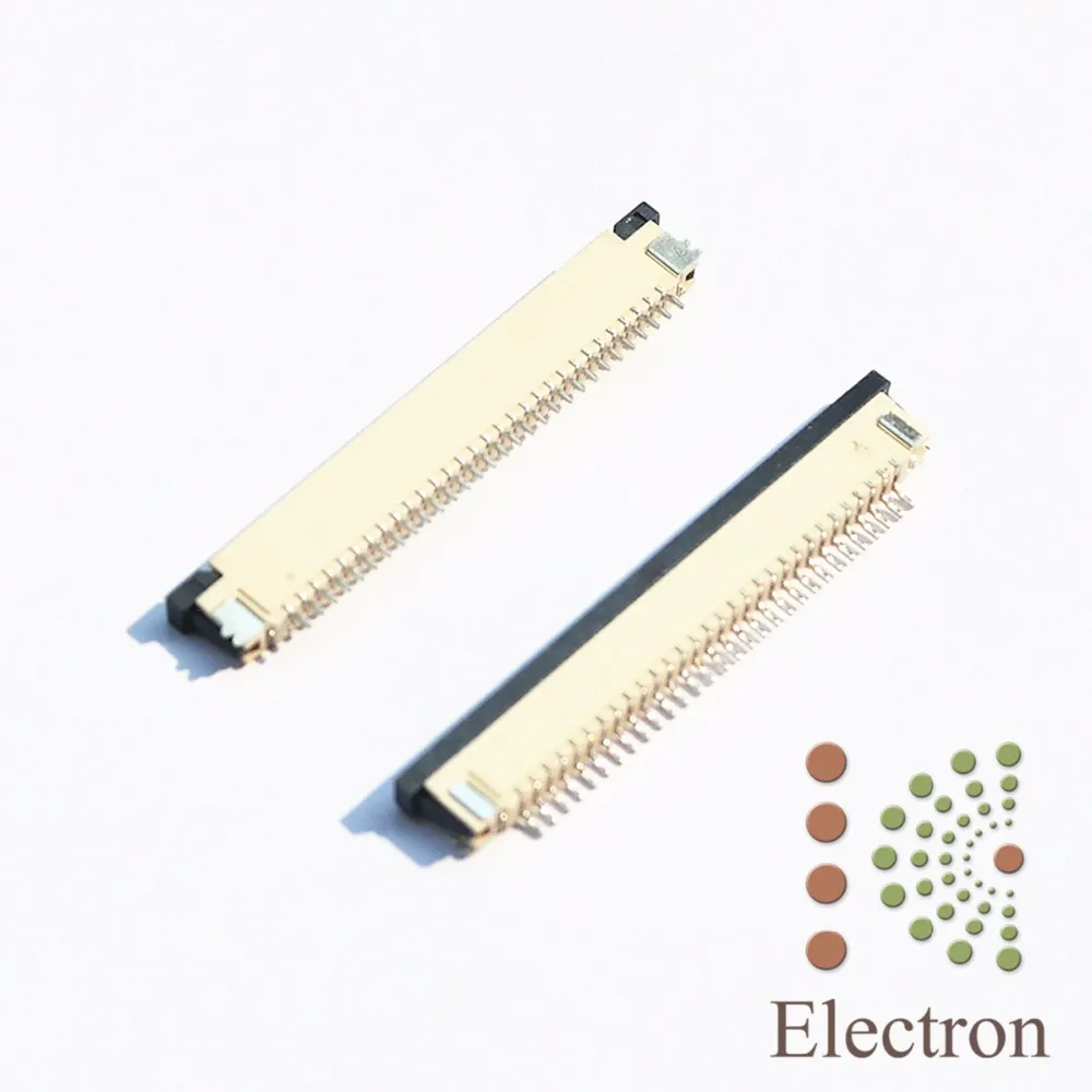 10pcs Bottom Port 30Pin 1.0mm Pitch FFC FPC Ribbon Sockets Connector for 30P Flexible Flat Cable