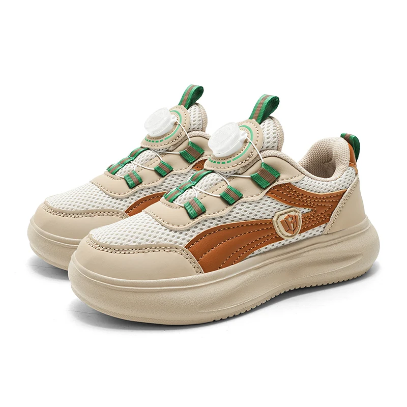 

Children Outdoor Play Sneakers Fashion Lightweight Sport Shoes Boys Girls Breathable Mesh Non Slip Wear Resistant Sole Footwear