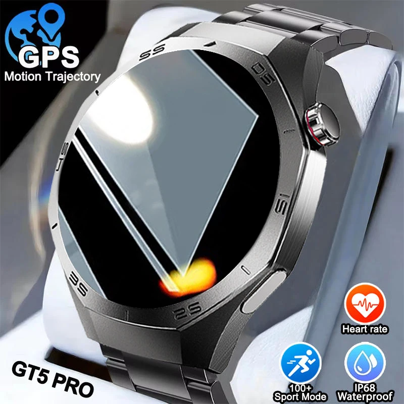 New Outdoor Sports Smart Watch Men's For HUAWEI GPS Trajectory Compass Bluetooth Call Heart Rate NFC IP68 Waterproof Smart Watch