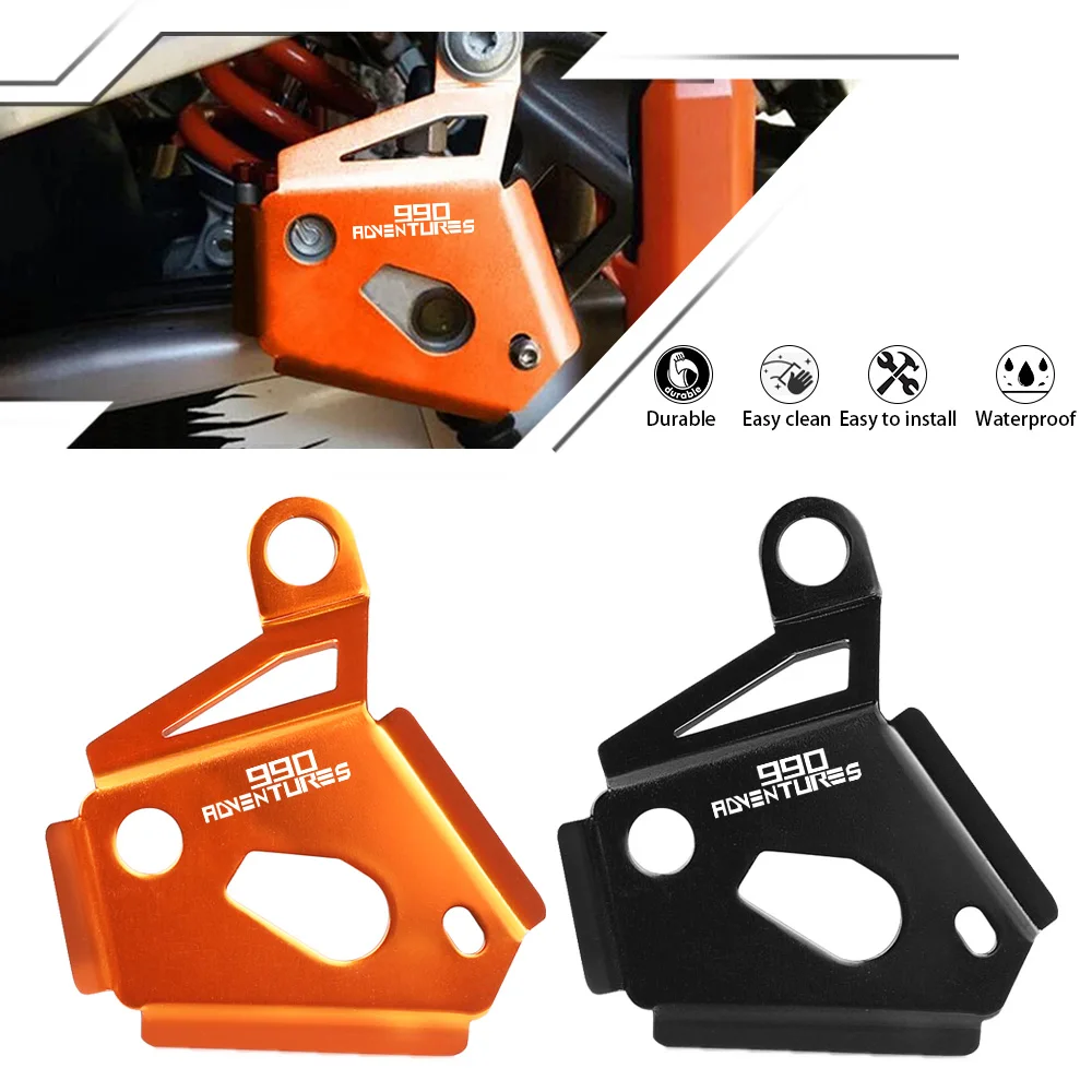 

For 990 ADVENTURE S/R ADV 990 SMT SUPERMOTO R 950 SUPER ENDURO ADVENTURE S Rear Brake Reservoir Pump Protector Guards Motorcycle