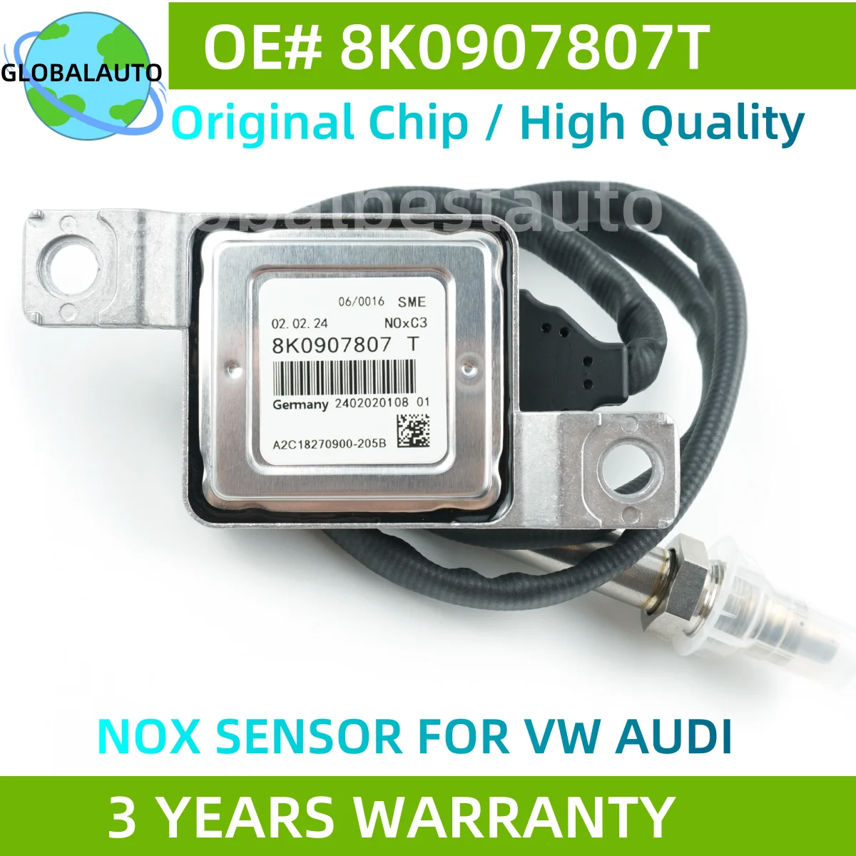 

8K0907807T High Quality New Nitrogen Oxide Sensor For VW Touareg AUDI Q5 A4 A5 A6