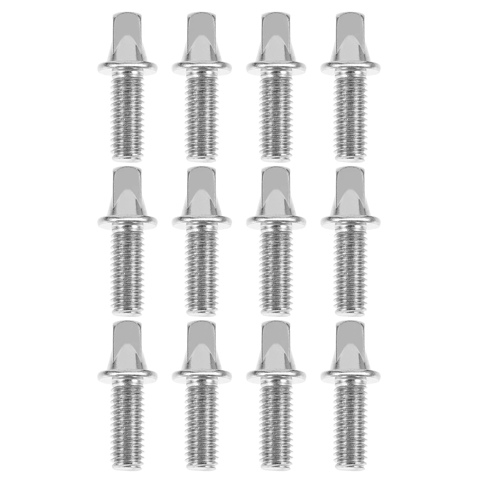 

12pcs Drum Screw Fittings Hardware Key Bolt Accessories Percussion Instrument Screws Drum Pedal Shaft Parts Durable Precision