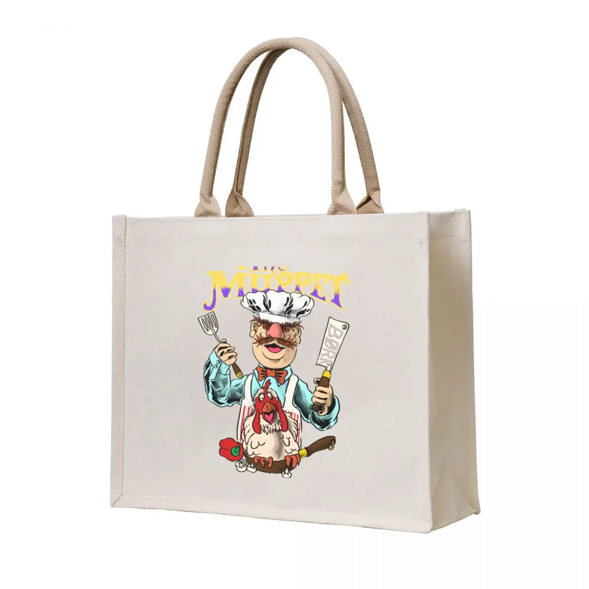 

Swedish Chef Tote Bag reusable shopping bags Canvas shopping cart bags