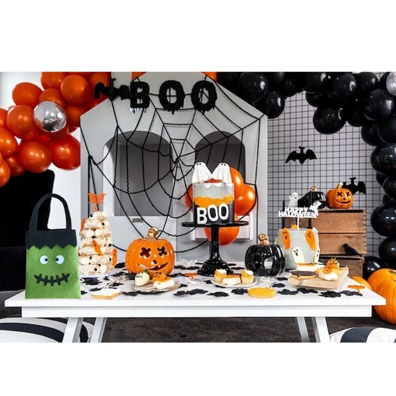 Multipurpose Halloween Tote Candy Bag Pumpkin New Year Festival Party