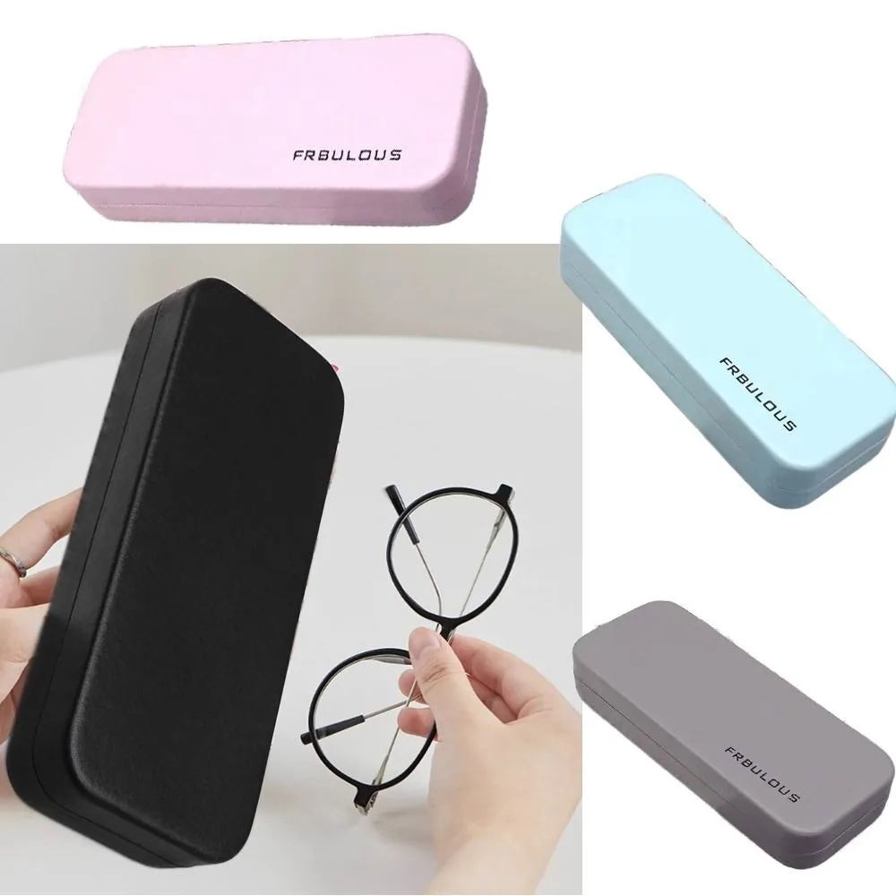 

Protective Cover Portable Glasses Box Metal Compression Resistance Myopia Glasses Case Eyewear Protector Students