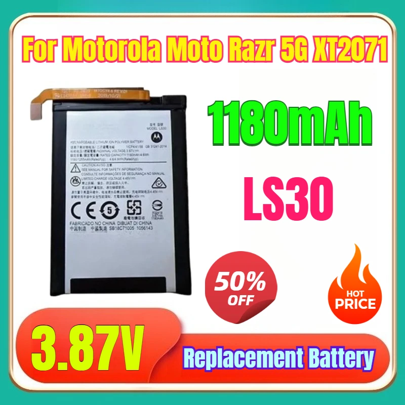 

High Quality New LS40 LS30 Battery 3.87V 1453mAh 1180mAh for Motorola Moto Razr 5G XT2071