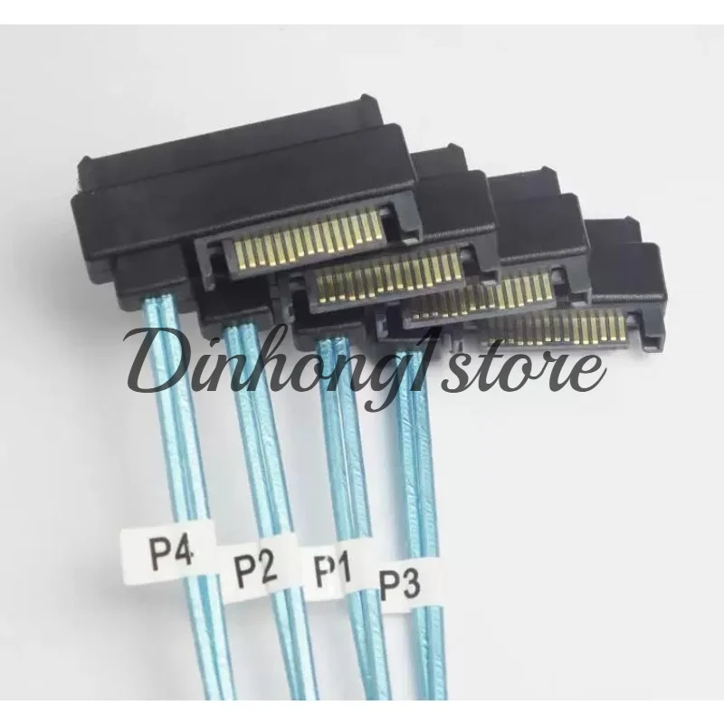 suitable for Array card Mini SAS 36P SFF-8087 to 4 sff 8482 sas hard disk cable