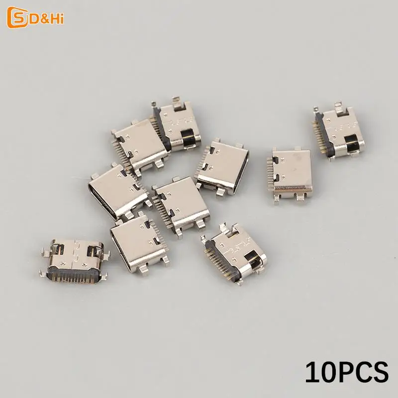 10PCS USB Type-C Charger Jack Port For Teclast M40 P20HD P20 USB C Charging Plug Dock Socket Connector