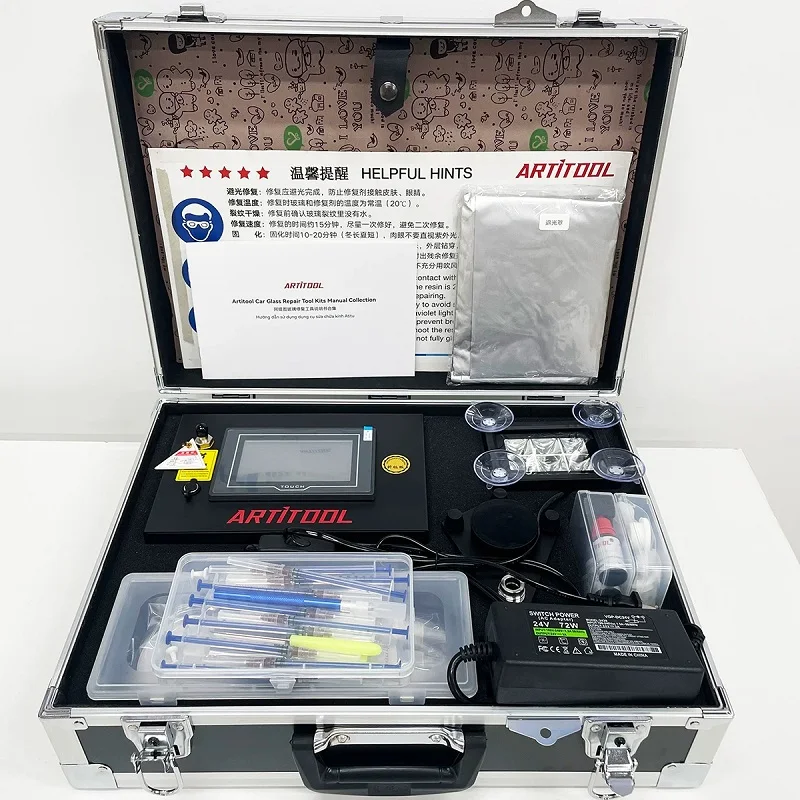 Glass Repair Tool One-touch Operation, Atitu E8 Automatic Repair Machine, No Technical Process Operation Required