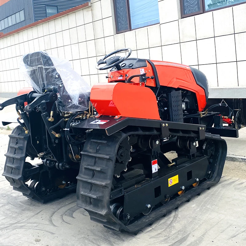 

Мини-гусеничный трактор с дизельным двигателем 35 л.с., многофункциональная сельскохозяйственная роторная почвообрабатывающая машина на заказ