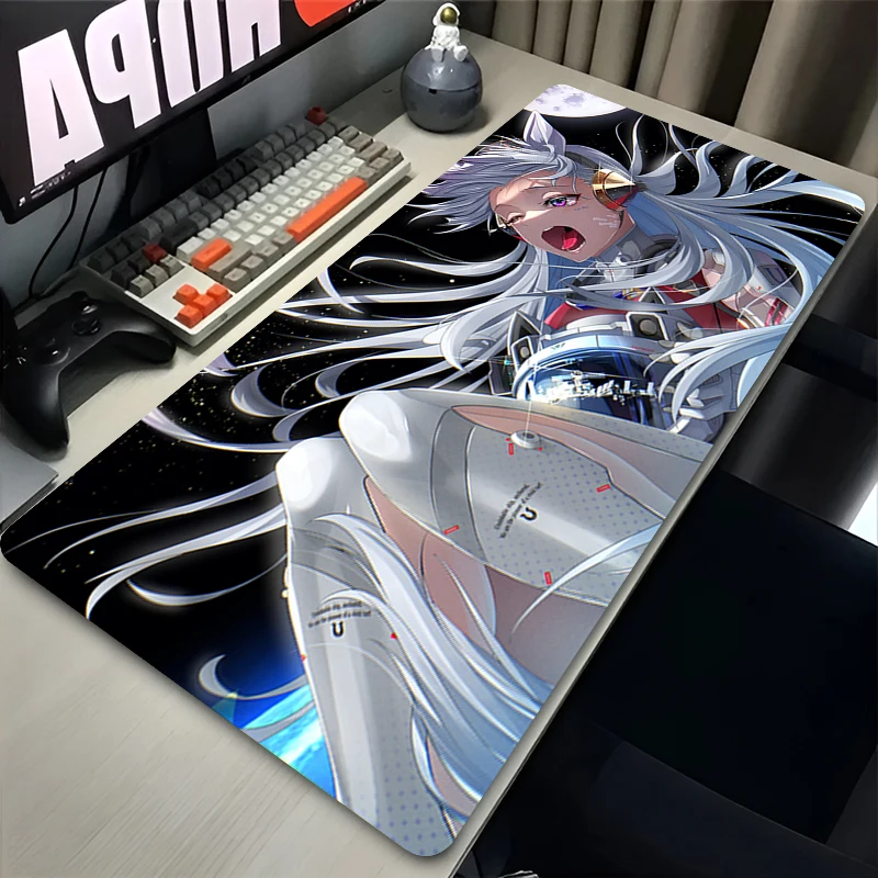 لوحة ماوس للألعاب Umamusume Gold Ship Mouse Mat كمبيوتر محمول مكتب حصيرة ألعاب الكمبيوتر ملحقات قفل مطاطي حافة لوحة المفاتيح #2