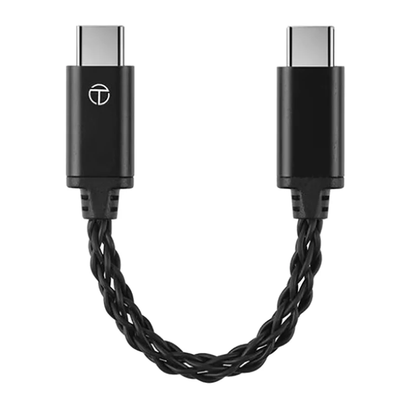 TRN Earphone Amplifier with 8 Strand Silver Plated Wire & Type C to Type C DAC Amp Upgrade Cable.
