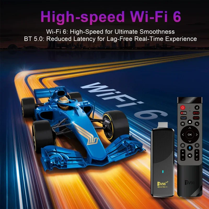 2026 New Android14 Smart TV Box Wifi6 4Core Support 8K Video Google Voice Assistant 8GB+128GB for Netflix YouTube Media Player - view 4