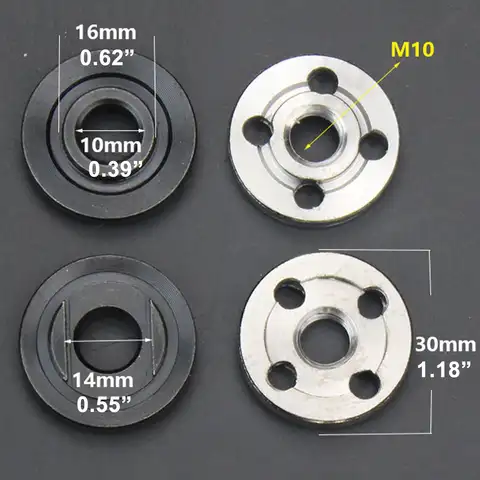 앵글 그라인더 연장 커넥팅 로드, 너트 포함, M10 스레드 어댑터, 회전 연마 패드, 그라인딩 연결 액세서리