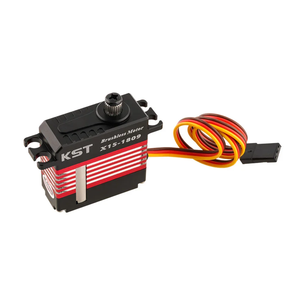 KST  X15-1809 V8.0 24Kgf.cm 0.07sec Brushless HV Mini Swash Plate Cyclic Servo for RC Helicopters