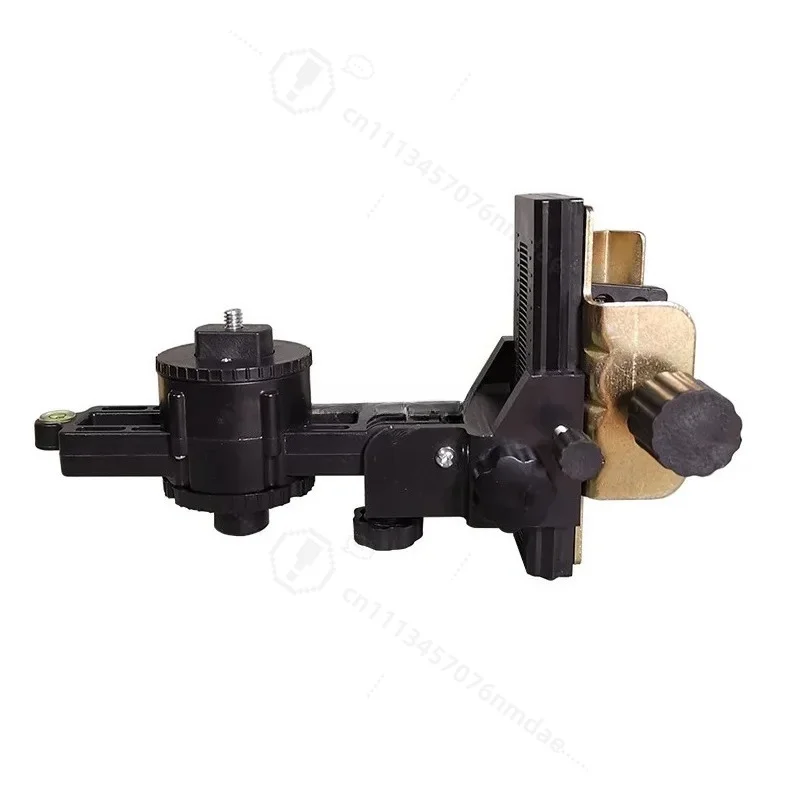 360 Degree Rotating Steel Pipe Level Telescopic Rod Fine Adjustment Pan Tilt Lifting Rod Multifunctional Adjustable Pan Tilt