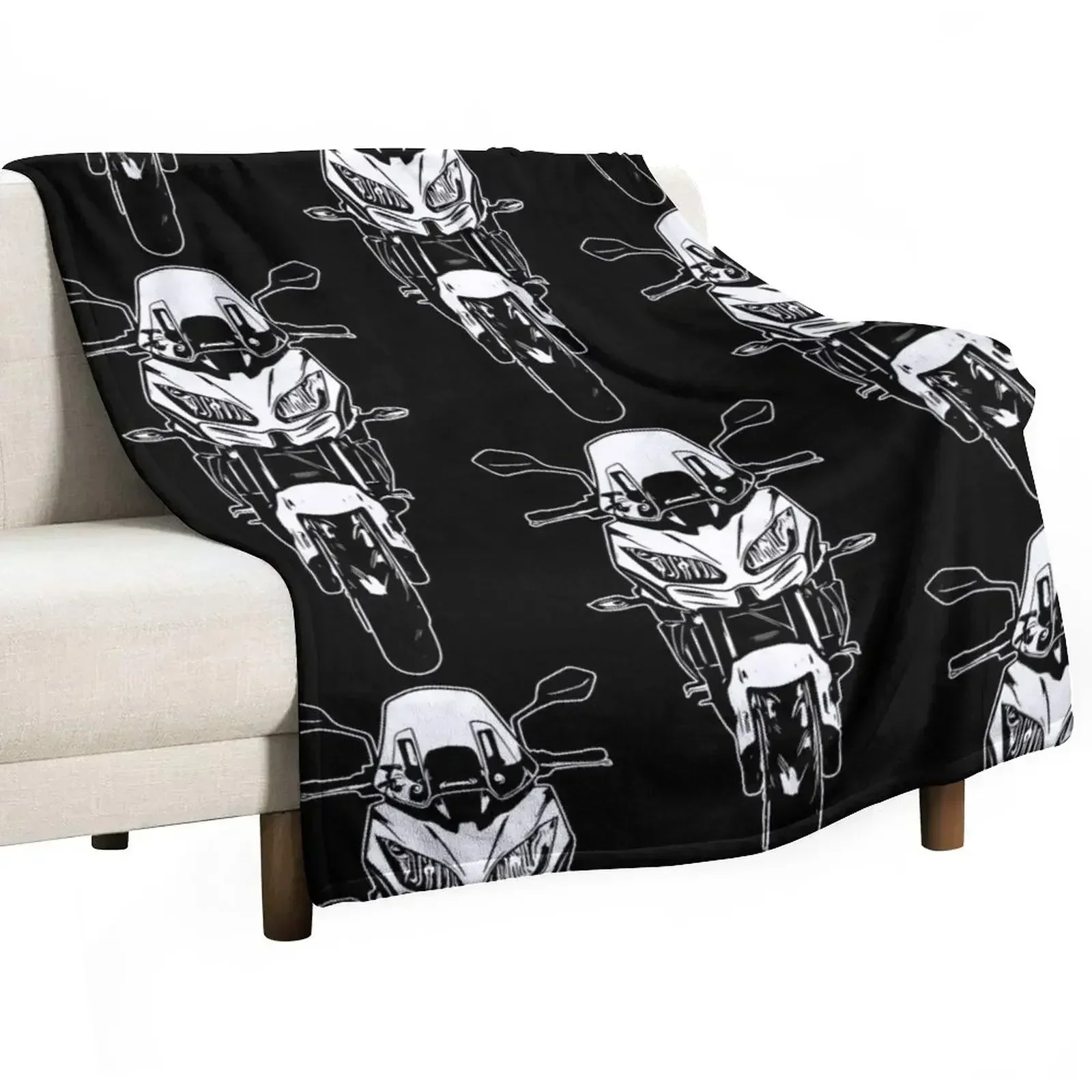 Motorcycle Versys 650 2018 Motorbike Art Throw Blanket Blankets Sofas Of Decoration Summer Beddings Blankets