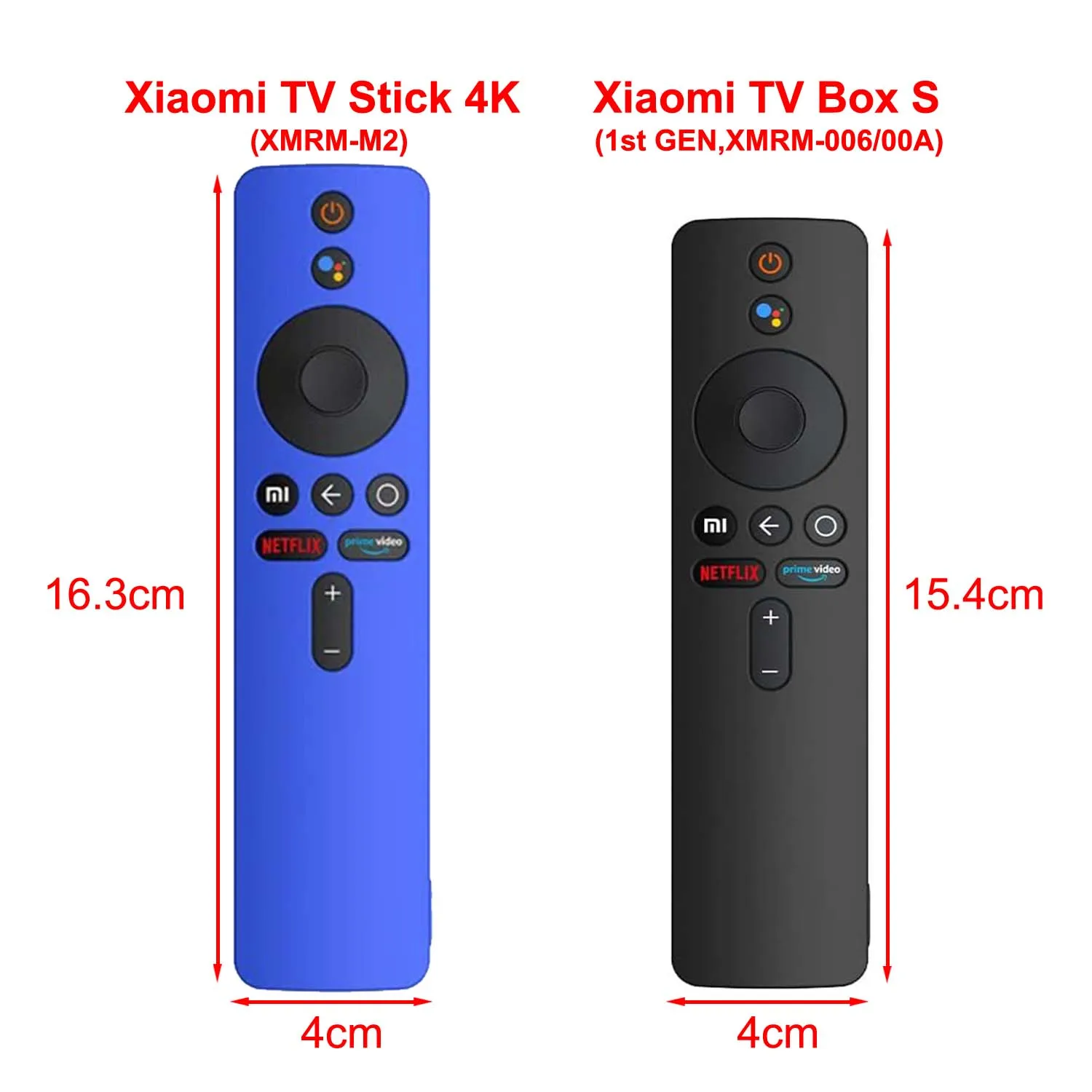 WESOPRO Silicone Protective Case Dust Anti-drop Shockproof Cover For 1st GEN Xiaomi TV Box S Mi TV Stick 4K Remote Control Shell