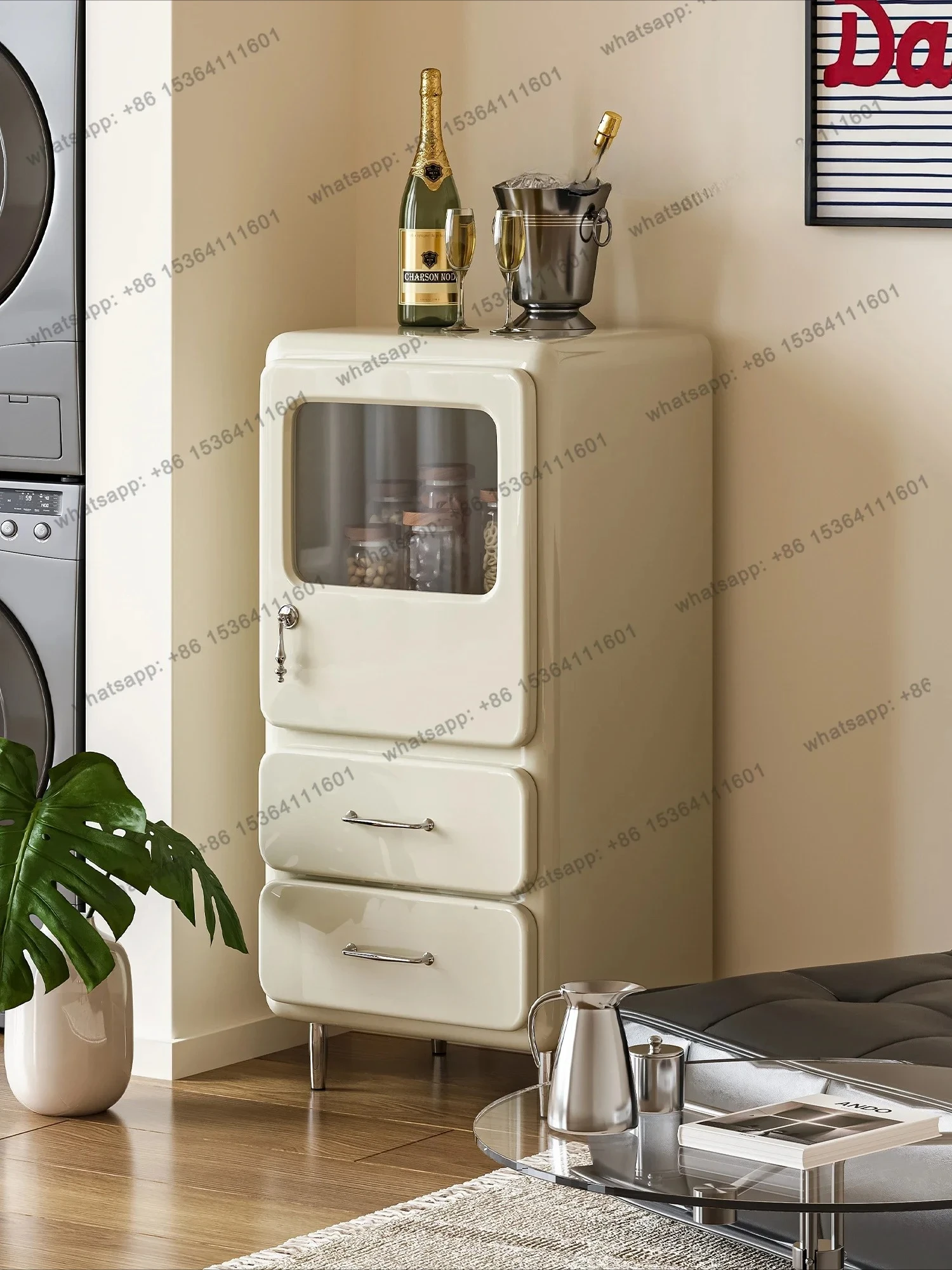 

yj9 японский ретро кофейный шкаф для гостиной, дома, столовой, боковой шкаф для спальни, стеклянный дисплей для хранения, мода