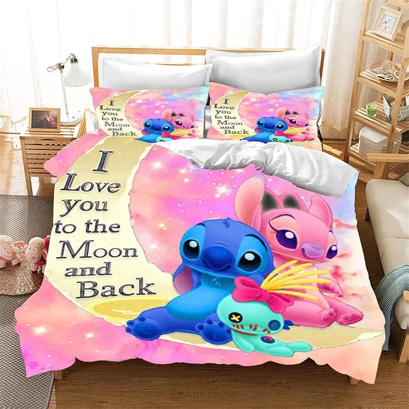 

Lilo and Stitch Cartoon Duvet Cover Children's Quilt Cover Multi-size Bedding Set Quilt Cover Children's Bedroom Decoration