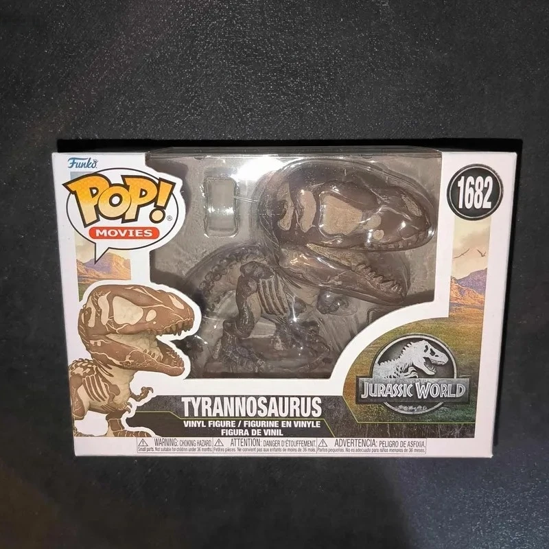 Funko Pop Figure Jurassic World Tyrannosaurus Rex Fossil #1682 3.9 Inches VINYL Model Toy Collectible Limited Edition Figures