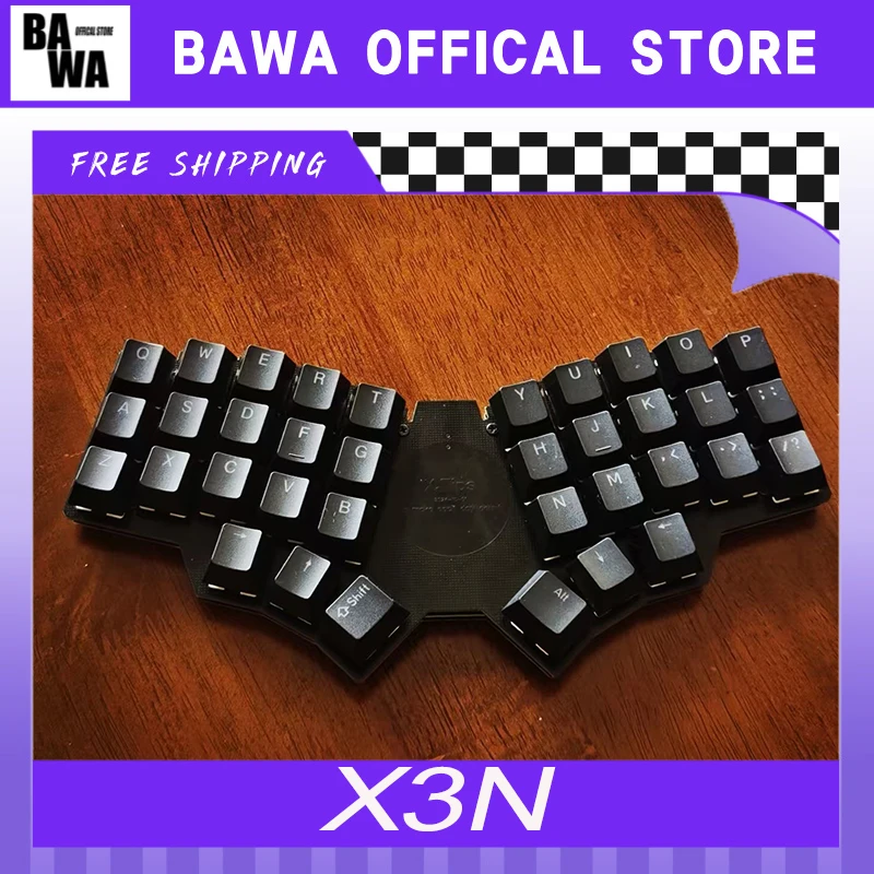 

Проводная клавиатура Corne X3n с возможностью горячей замены, RGB-поддержка, клавиатура Zmk, индивидуальная эргономичная клавиатура для ПК, подарки для геймеров