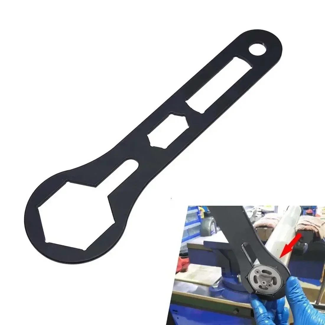 

50MM WP Fork Cap Wrench For KTM 125 150 250 350 450 Motorcycle Front Shock Absorber Repair Tool For Accessories