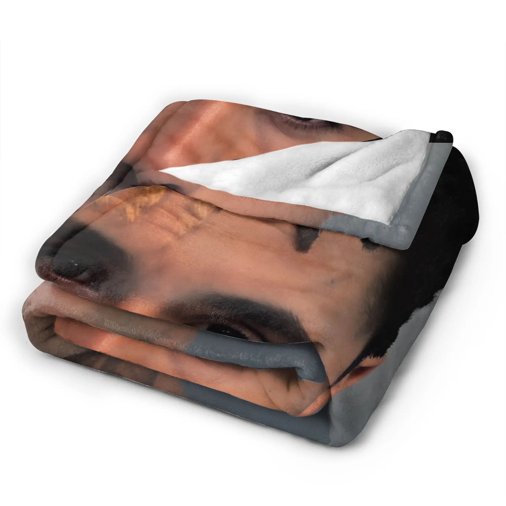Warm Blanket Picnic Funny Meme Charlie Kirk With Dreadlocks On His Head Bedding Throws Novelty  Bedspread For Home Decor