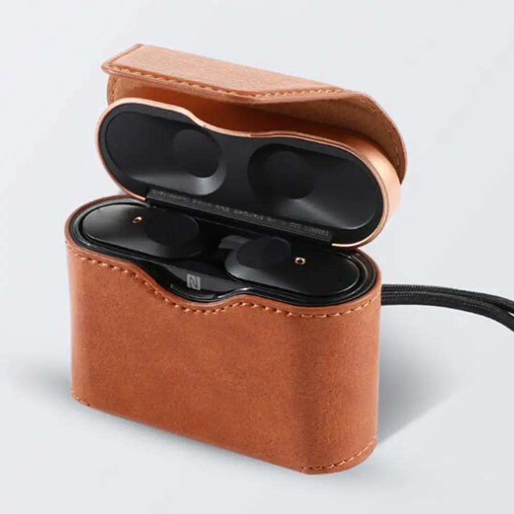 

Wireless Earphone Case Portable Protective Storage Box Compatible for Wf-1000xm3 Pink Earphone Protector Charging