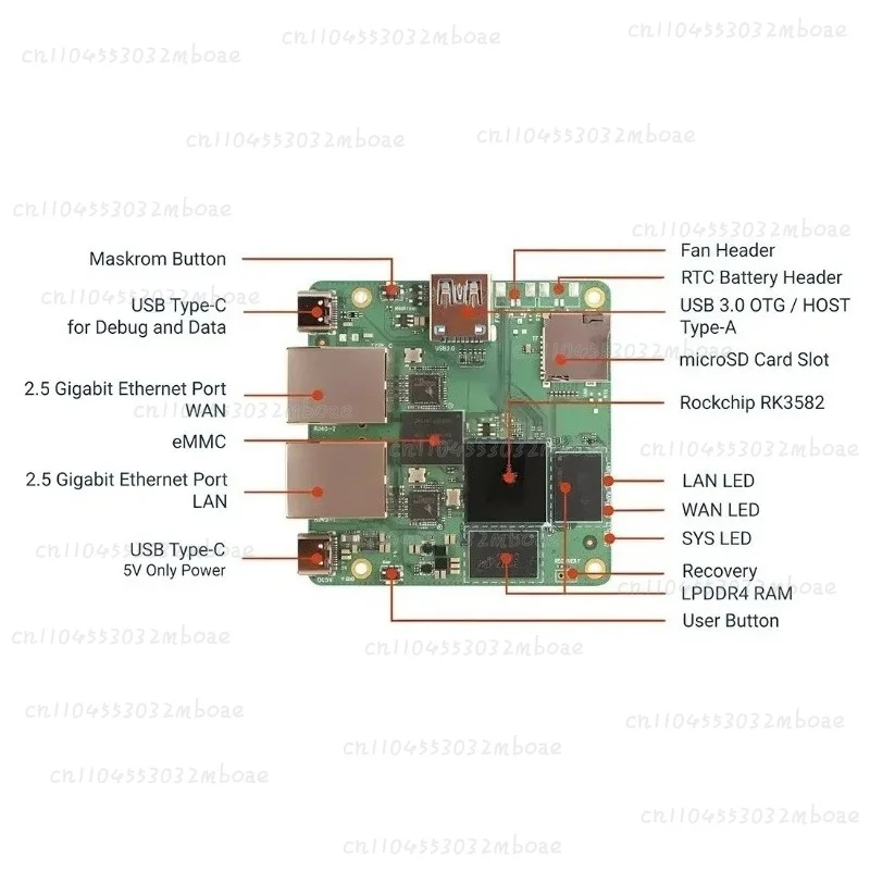 E52c, 6-core Cpu, Dual 2.5 Gigabit Ethernet, Aluminum Alloy , 5tops Npu