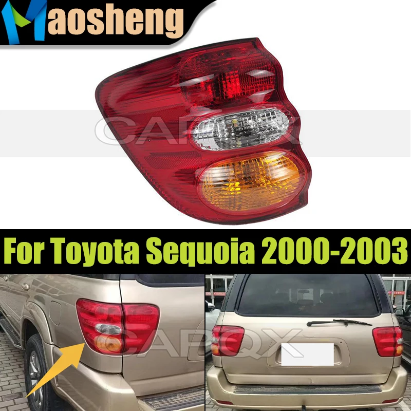 

Car Rear Bumper Outside Taillight Taillamp For Toyota Sequoia 2000 2001 2003 Brake Light Taillamps Tail Light