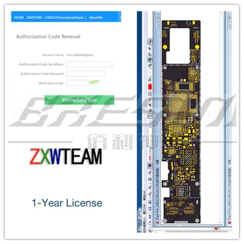 One year ZXW Team Schematics Zillion X Work Circuit Diagram for iPhone iPad Samsung Mobile phone logic board Circuit Diagram