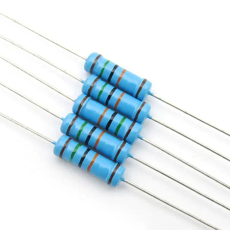 20PCS 2W 1% Metal Film Resistor 2W 1Ω - 4.7MΩ 1 4.7 10 47 100 200 220 300 330 470 680 910 1K 2.2K 4.7K 10K 15K 100K 470K 1M ohm