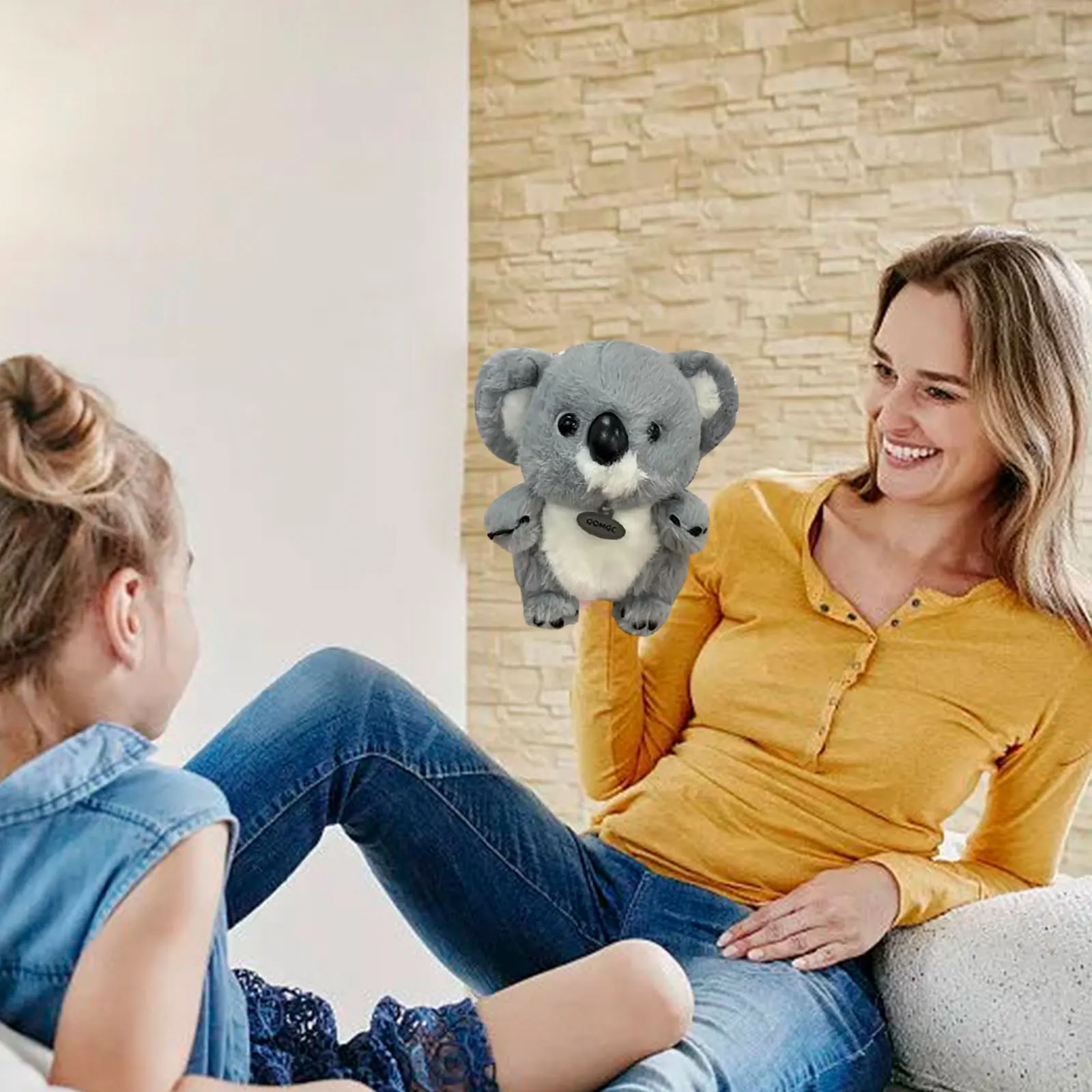 دمى بوي 20 سنتيمتر كوالا فائقة النعومة يحاكي الحركات الطبيعية مثل لعبة كوالا الحقيقية المحشوة مريحة 250 واط سيارة أمبير #5