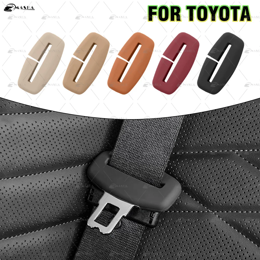 

Car Seat Belt Buckle Clip Protector For Toyota Corolla Prius Auris CHR Land Cruiser Camry Avalo Avensis Rav4 Car Accessories