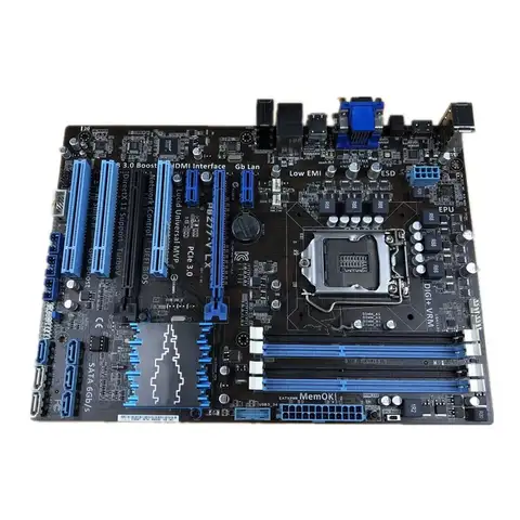 P8Z77-V LX scheda madre desktop LGA 1155 DDR3 i3 i5 22/32nm CPU USB3.0 32GB SATA3 VGA HDMI Z77 scheda madre per PC