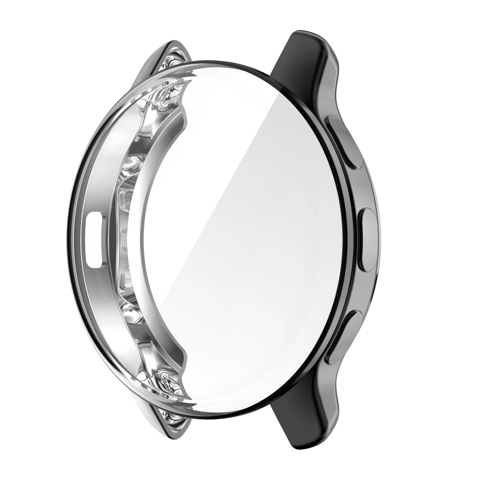 Garmin Venu 2 Plus 케이스 용 Garmin Venu2 Plus 스크린 보호기 도금 TPU 보호 커버 용 전체 커버리지 보호 쉘