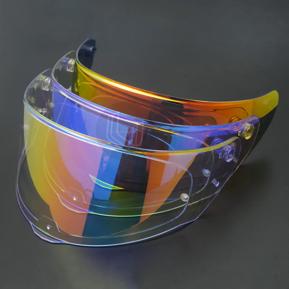 

Motorcycle Helmet Visor goggles Clear plating silver red Replacement Lens Helmet Visor For LS2 FF320 FF353 FF328 FF800