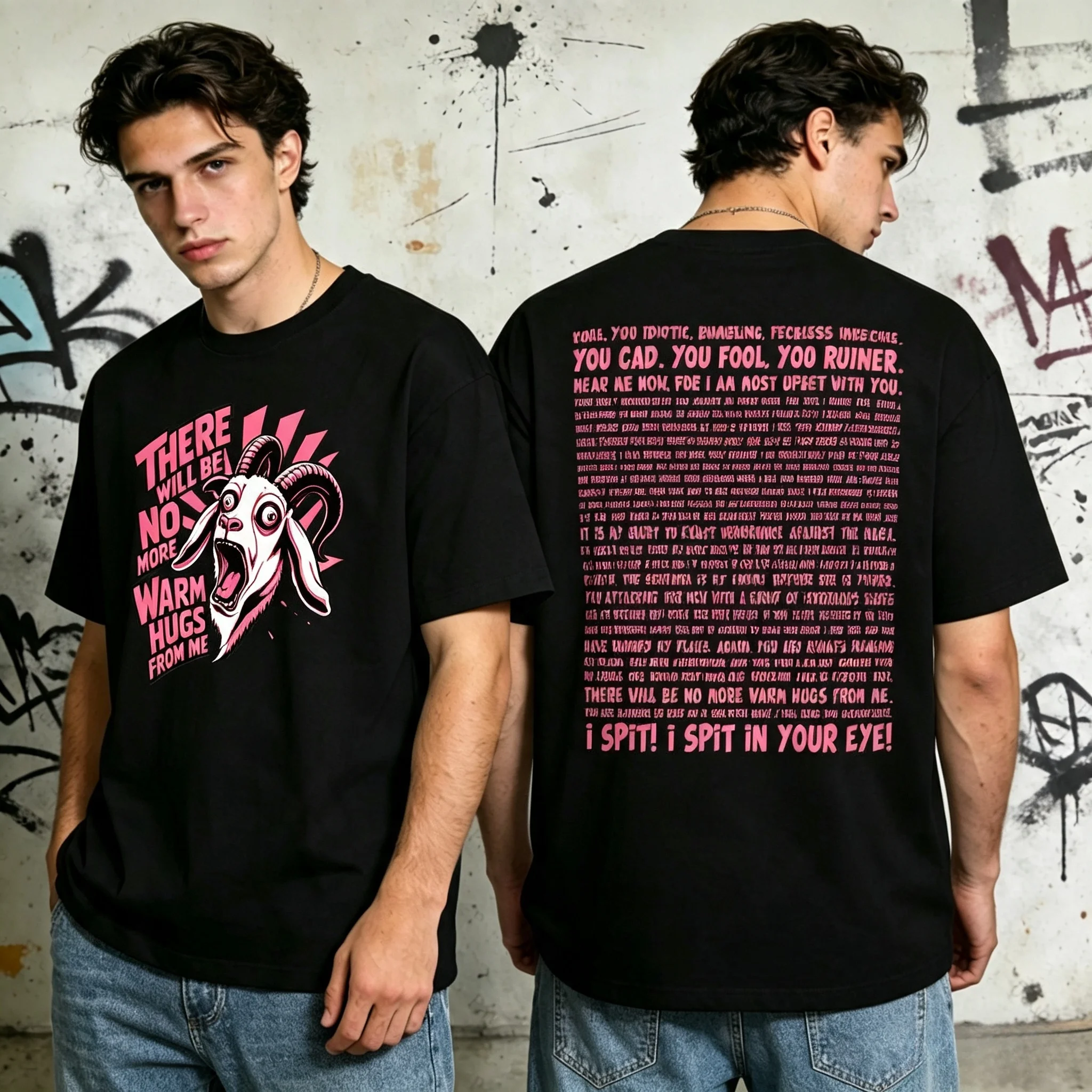 Dungeon Crawler Carl Princess Donut T-shirts Prepotente No More Warm Hugs Graphic T Shirt Men's Women Oversized Cotton T-shirt