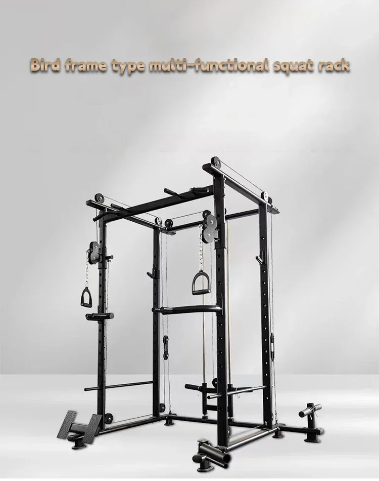 Wholesale Commercial Fitness Gym Equipment Multi Function Half Squat Power Rack