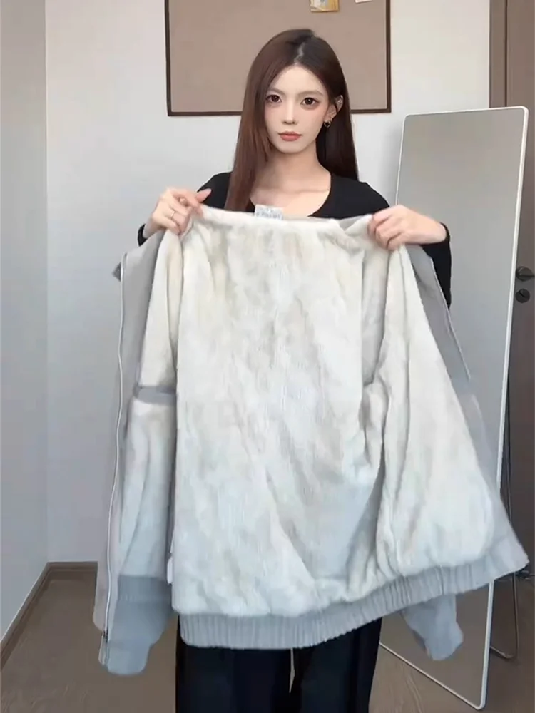 Giacca Americana con Colletto Rialzato in Pelle PU e Cotone, Cappotto Invernale da Uomo Foderato, Caldo e Alla Moda per Motociclisti