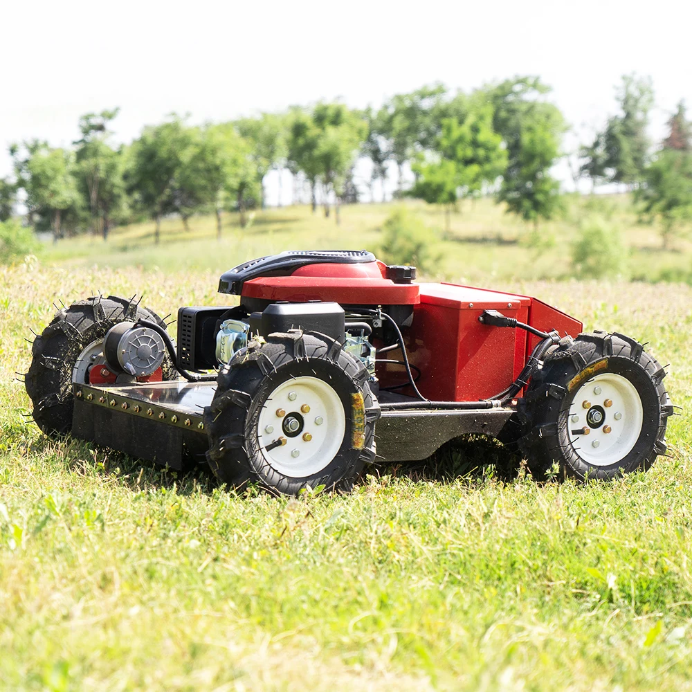 550mm 600mm 800mm 1000mm Factory Cheap Grass Cutter Robot Crawler Remote Control Lawn Mower With CE EPA Certificate