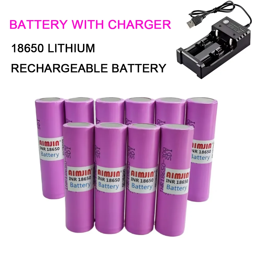 

INR18650-30Q 3.7V 3000mAh rechargeable lithium-ion battery for remote control flashlights battery replacement in durable