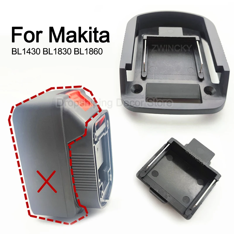 For Makita 18V Li-ion Battery BL1430 BL1830 BL1860 Battery Adaptor Holder DIY Connector Terminal Block Fixing Bracket Accessorie