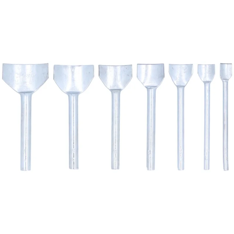 

7Pcs HalfRound Cutter Punches Carbon Steel 1040mm Leather Hand Engraving Craft Tools