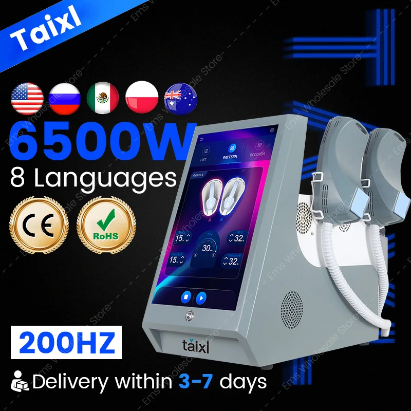 

2025 EMS RF Body Sculpting Machine EMS Body Slimming Muscle Stimulation Professional NEO Machine 6500w ﻿